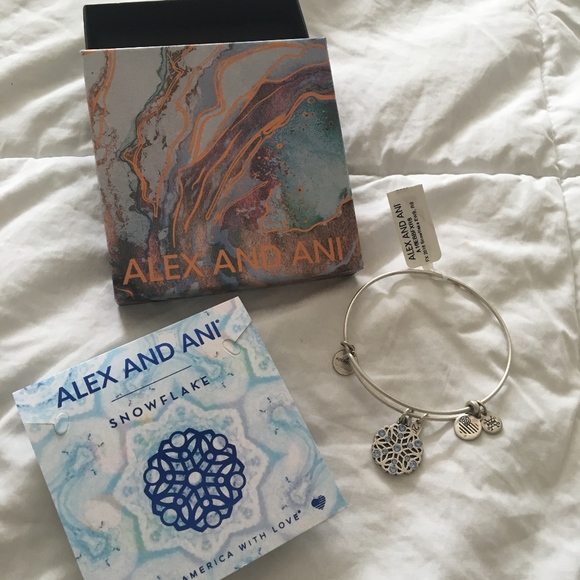 Alex and Ani Jewelry - Alex and Ani Collectable Snowflake Bracelet